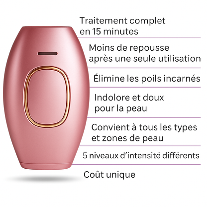 Épilation définitive à domicile, sans douleur